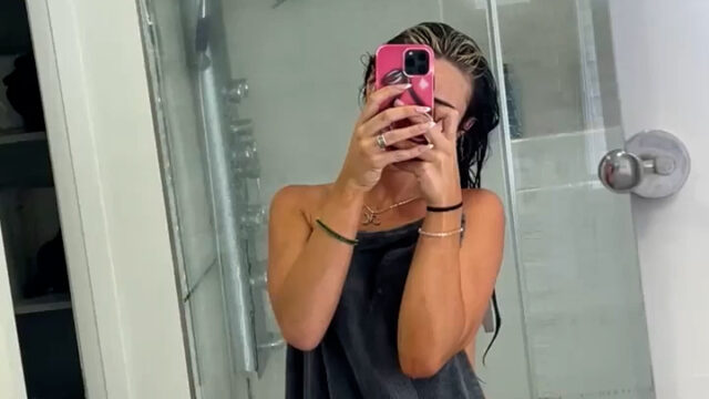 Mckinley Richardson Nude shower in bath