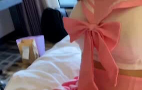 Imyujia new teasing video with her BF so hot