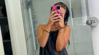 Mckinley Richardson Nude Strip in Bathroom – Onlyfans video